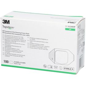 3M Tegaderm Transparente HP-Folie mit Rahmen, 6 x 7 cm
