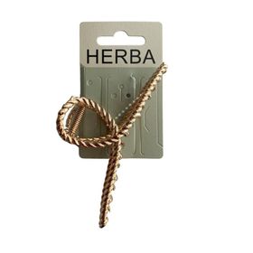 HERBA Klammer Loop 11 cm Metall gold