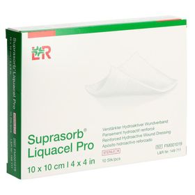 L&R Suprasorb Liquacel Pro Pansement Hydroactif 10 x 10 cm
