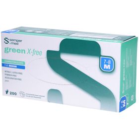 Sempermed Green X-free – Untersuchungshandschuhe aus Nitril L (7-8)