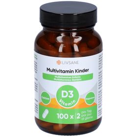 LIVSANE Multivitamin Kinder - Kalzium, Magnesium & Vitamin D3