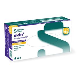 Sempermed Skin² Velvet XP Gants nitrile XS 5-6