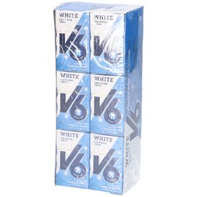 V6 Kaugummi Frische Minze ohne Zucker