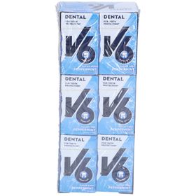V6® Dental Care Zahnpflege-Kaugummi Peppermint Box