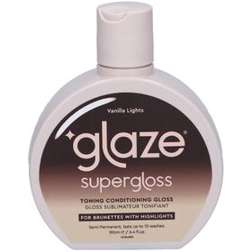 Glaze Supergloss Vanilla Lights Soin Gloss Tonifiant Brunettes Mèches