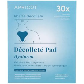 Apricot Décolleté Pad Hyaluron wiederverwendbares Anti-Falten-Pflaster