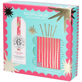Roger & Gallet Cadeauset Eau Parfumee Bienfaisante Gingembre Rouge+ diffuser
