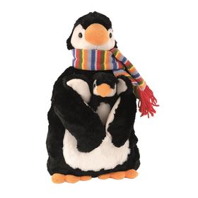 SÄNGER Wärmflasche Plüschtier 0.8l Pinguin James