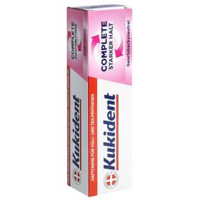 Kukident Complete Crème adhésive prothèses goût neutre