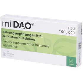 milDAO- Ergänzung bei Histaminintoleranz (DAO)