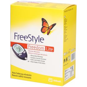 FreeStyle Freedom Lite sans codage Système de mesure de la glycémie, mmol/l