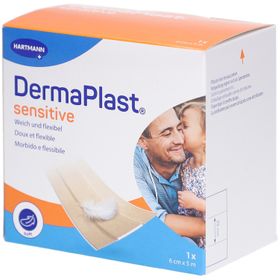 DERMAPLAST® Sensitive Pflaster 6 cm x 5 m – Beige