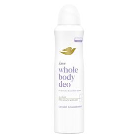 Dove Deodorant für den ganzen Körper, Spray Sensitive, Lavendel &amp; Kamille