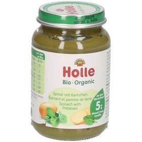 Holle Bio Spinat mit Kartoffeln, 190 g