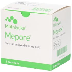 MEPORE Wundverband 7cmx5m unst (n) Rolle