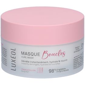 LUXÉOL Masque Boucles Entwirrende feuchtigkeitsspendende nährende Maske Lockiges Haar