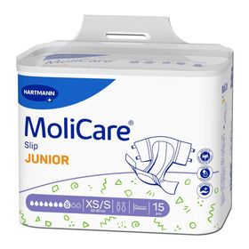 MOLICARE Slip Junior XS/S 8 Drops Btl 15 Stk