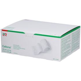 L&R Cellona® Laine de coton synthétique, rouleau 10 cm x 3 m