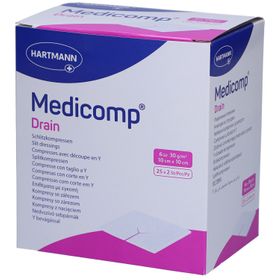 HARTMANN Medicomp® drain Sterile gespaltene Kompressen 6-fach S30 10 x 10 cm