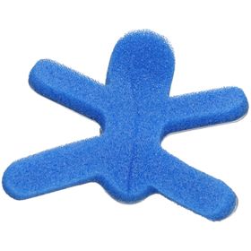 Omnimed Dalco Frog Fingerschiene L silber blau