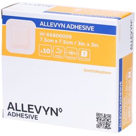 ALLEVYN ADHESIVE Pansement hydrocellulaire adhésif 7.5 x 7.5 cm