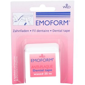 EMOFORM® Fil dentaire ciré anti-plaque 25 m