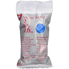 3M Scotchcast Soft Cast Halbstarres Kompressionsharz 7,5 cm x 3,65 m Blau
