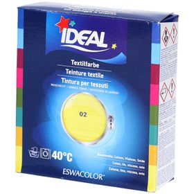 IDEAL® MAXI Teinture textile N°02 Citron pour coton, lin, jute & viscose