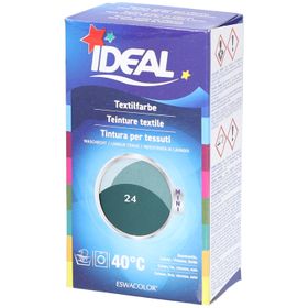 Ideal® MINI Textilfarbe No24 Tannengrün für Baumwolle, Leinen, Viskose & Seide