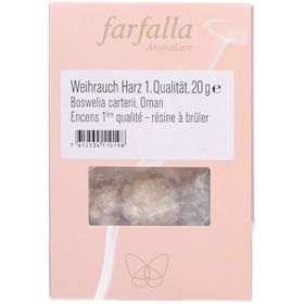 FARFALLA Räucherung Weihrauch 1 Qualität 20 g