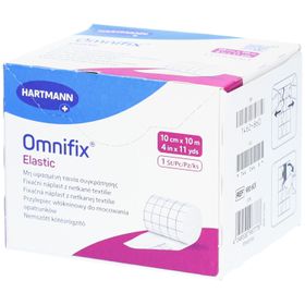 HARTMANN Omnifix® Elastic Bande adhésive extensible en nontissé microporeux 10 cm x 10 m