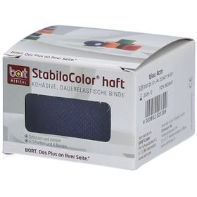 BORT StabiloColor® Bandes élastiques cohésives 4 cm bleu