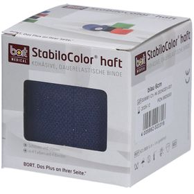 BORT StabiloColor® Bandes élastiques cohésives 6 cm bleu