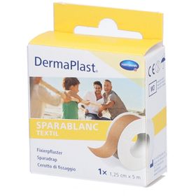 HARTMANN Dermaplast® Sparablanc Textil 1,25 cm x 5 m beige