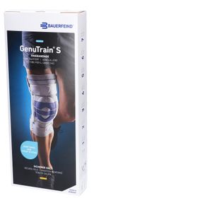 BAUERFEIND® GenuTrain® S Titanium Kniebandage Links Größe 2