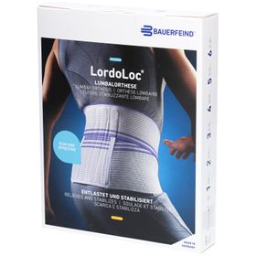 BAUERFEIND® LordoLoc® Lumbale Orthese Größe 6 Titanium
