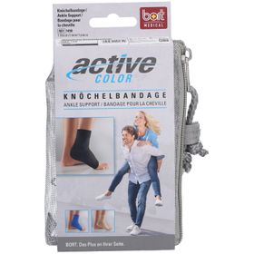 BORT ActiveColor® Knöchelbandage Gr. L schwarz