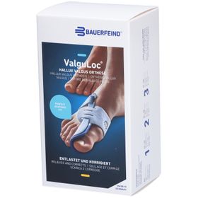 VALGULOC Orthese Großzehe Hallux valgus links Größe 2 Titanium