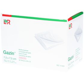 LR Gazin Compresses de Gaze 7,5 x 7,5 cm