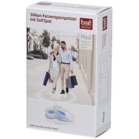 BORT Silikon-Fersenspornpolster mit SoftSpot Gr. L