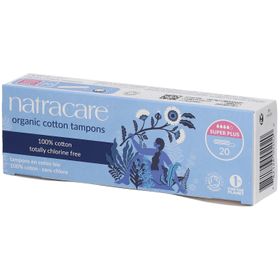 NATRACARE Tampons aus Bio-Baumwolle super plus ohne Applikator