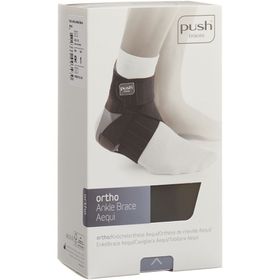 PUSH ORTHO Aequi Knöchelorthese 34-40 cm rechts grau