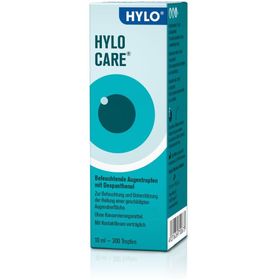 HYLO CARE Feuchtigkeitsspendende Augentropfen mit Dexpanthenol, ohne Konservierungsstoffe