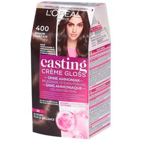 L'ORÉAL Paris Casting Crème Gloss Coloration capilaire 400 Châtain craquant