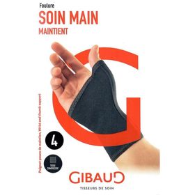 GIBAUD Soin Main Maintien - Orthese Handgelenk-Daumenhalter Größe 2 16-17 cm