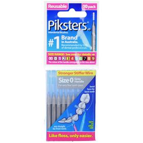 Piksters Wiederverwendbare Interdentalbürsten Größe 0 - 10 Stück