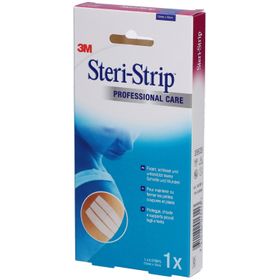 3M Steri Strip Sutures cutanées adhésives 12 x 100 mm - Blanc