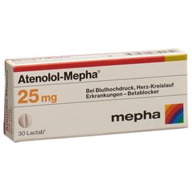 ATENOLOL Mepha Lactab 25 mg SDO