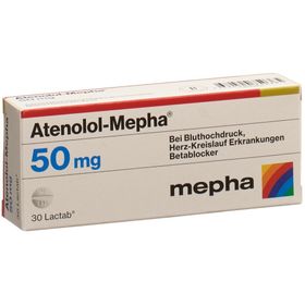 ATENOLOL Mepha Lactab 50 mg SDO