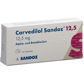 CARVEDILOL Sandoz Tabl 12.5 mg SDO